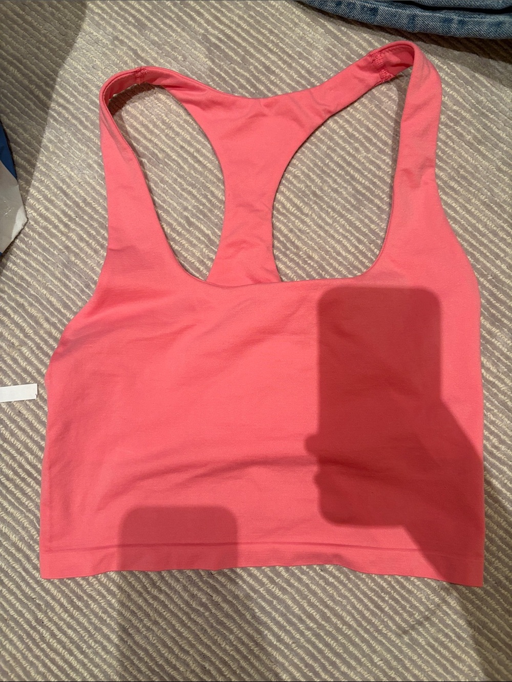 Seamless Racerback Bralette - Coral Pink